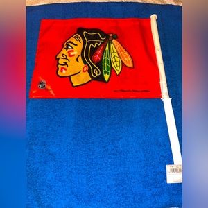 Chicago Blackhawks car flag